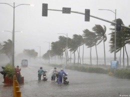 Мощный тайфун вызвал перебои с электроснабжением на Филиппинах