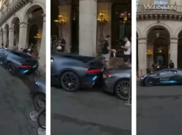 Эксклюзивный Bugatti за $6 миллионов попал в нелепое ДТП (видео) | ТопЖыр