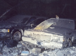 Машины после теракта 11 сентября: ранее не публиковавшиеся фото