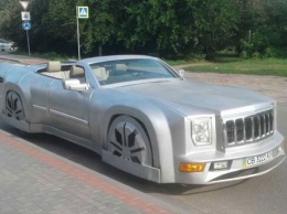 В Украине выставили на аукцион самодельный кабриолет на базе Jeep