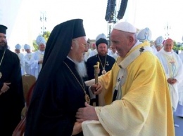 Папа Римский встретился с патриархом Варфоломеем