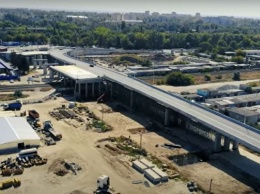 Большое строительство: активно ведется возведение второго проезда мостоперехода в Херсоне