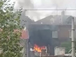 Все в дыму и огне: на улице Антоновича вспыхнула квартира
