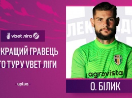 Вратарь «Александрии» Билык - лучший футболист 8 тура УПЛ