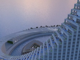 Дух захватывает: рядом с Занзибаром на искусственном острове построят курортный небоскреб Domino Tower (ФОТО)