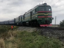 В Черновицкой области ликвидировали провал на железной дороге