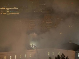 В Москве горело общежитие Военного университета