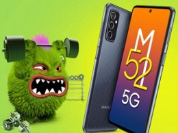 Samsung представила смартфон Galaxy M52 5G