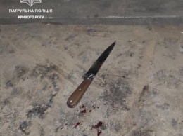 В Кривом Роге пьяный мужчина тяжело ранил ножом двух криворожан на улице