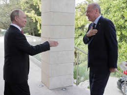 Путин вышел из самоизоляции и встретился с Эрдоганом