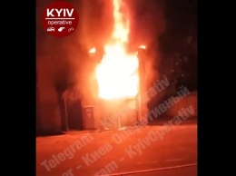 В Киеве взорвался трансформатор