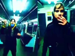 Курили и ходили по сиденьям: двое подростков устроили дебош в метро