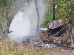 В Дергачах - пожар, под завалами нашли тело женщины