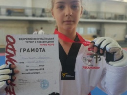 Криворожанка завоевала звание лучшей спортсменки на Открытом Всеукраинском турнире по тхэквондо