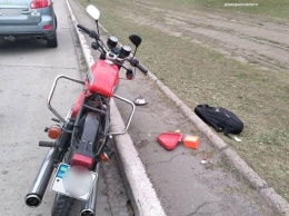 В Мариуполе сбили мотоциклиста. Виновник ДТП сбежал, - ФОТО