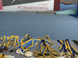 В Одессе прошли всеукраинские соревнования по прыжкам на батуте