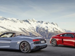 Спортивное купе и кабриолет Audi R8 V10 performance получили заднеприводное исполнение RWD