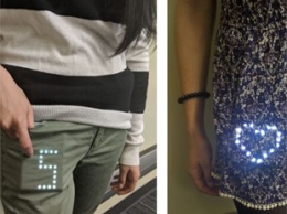 Представлена технология, которая превращает любую одежду в дисплей