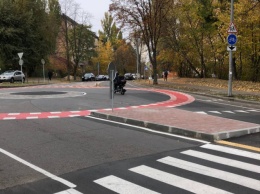 В Печерском районе обустроена новая транспортная развязка по улице Профессора Подвысоцкого