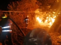 В Кривом Роге пожарные тушили 130 кв. м частного домовладения