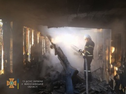 Вчера в сгоревшем доме на Николаевщине найден труп