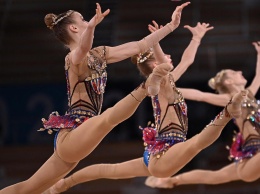 Российские гимнастки завоевали золото в групповом многоборье на ЧМ