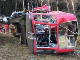 В Чехии на канатной дороге оборвалась кабина с человеком