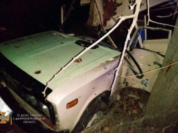 На Днепропетровщине 18-летний водитель ВАЗа не удержался на дороге и врезался в дерево