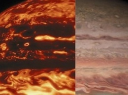 Аппарат "Юнона" заглянул под облака Юпитера: в атмосфере планеты найдено земное явление