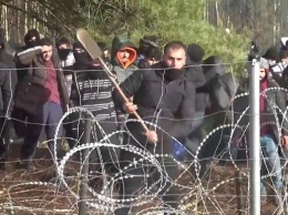 Появились новые видео ситуации на польской границе