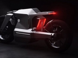 Электрический мотоцикл AOE Bike снабдили коляской с дополнительными аккумуляторами