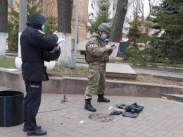 В Харькове на улице взорвали подозрительную сумку