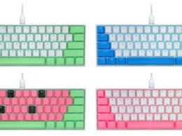 Серия клавиатур Corsair K65 RGB Mini Flavor Rush представлена четырьмя цветами
