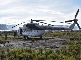 Украинские вертолетчики в Конго сели на кратер действующего вулкана