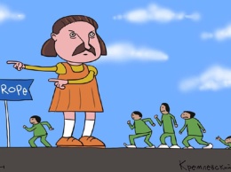 Лукашенко попал на меткую карикатуру с "Игрой в кальмара" из-за мигрантов