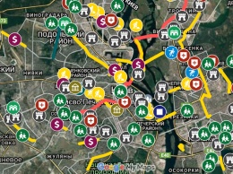 В Киеве создали интернет-карту строящихся и ремонтируемых городских проектов