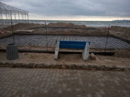 В Одессе реконструируют участок пляжа «Лузановка» для лиц с инвалидностью. Фото