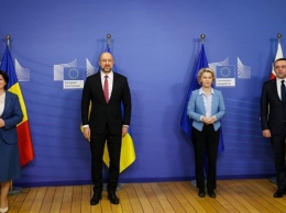 Шмыгаль провел встречи с руководством Евросоюза