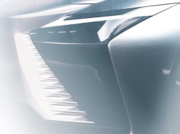 Марка Lexus опубликовала тизеры электрического кроссовера Lexus RZ