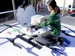 Японская сеть минимаркетов опробовала доставку дронами