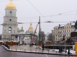 Главный новогодний городок Украины: как сейчас выглядит Софийская площадь в Киеве