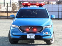 В сети показали «командирский» кроссовер Mazda CX-8 для Минюста Японии