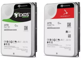 Представлены жесткие диски Seagate Exos X20 и IronWolf Pro на 20 ТБ