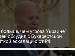 "Это больше, чем угроза Украине". Байден обсудил с Бухарестской девяткой эскалацию от РФ