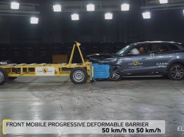 Китайский кроссовер MG Marvel R разбили в краш-тестах Euro NCAP