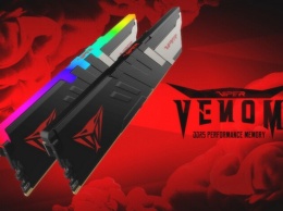 Patriot представила оперативную память Viper Venom стандарта DDR5 с частотой до 6200 МГц