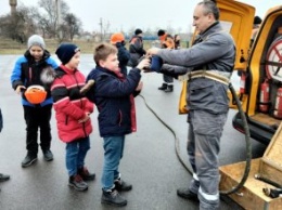 Как школьники Магдалиновского лицея осваивали правила безопастного использования газа (ФОТО)