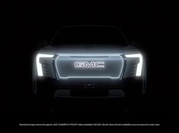 GM объявила о разработке электрического пикапа GMC Sierra Denali и показала его переднюю часть (ВИДЕО)