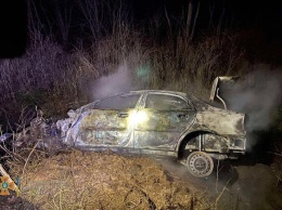 Страшное ДТП на трассе "Днепр-Николаев": водитель сгорел заживо