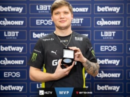 Украинец S1mple повторил мировой рекорд по количеству званий лучшего игрока турнира